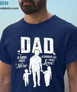 t shirt navy dad sons first hero daughters love qYjMj