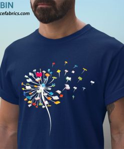 t shirt navy dandelion books gift for reading lover vcZiK