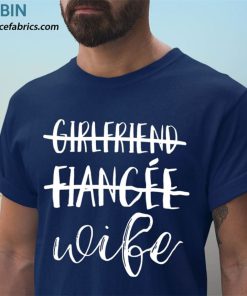 t shirt navy girlfriend fiance wife wWvqU
