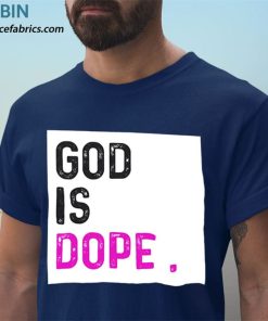 t shirt navy god is dope purple funny christian faith believe zJb6e