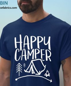 t shirt navy happy camper camping g0mqW