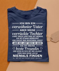 t shirt navy happy papa bester papa und tochter pampering father 8ZQuO