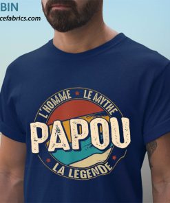 t shirt navy homme cadeau papou lhomme le mythe la lC3A9gende KcKX0