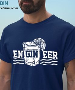t shirt navy ingegnere gin alcool professione ingegneria regalo gS69G