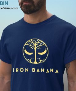 t shirt navy iron banana DSpGG
