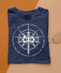 t shirt navy la vida antes de la muerte fuerza antes del viaje de la debilidad camiseta Lcy7d