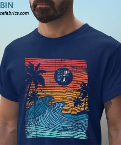 t shirt navy los angeles california dreaming ca long beach surf sCiZt