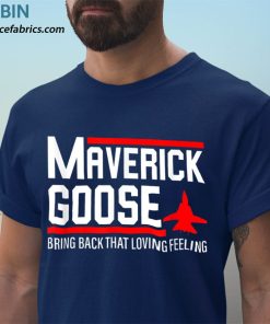 t shirt navy maverich goose bring back that loving feeling PSNwy