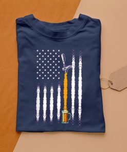 t shirt navy patriotic us flag american brewery craft beer vQN1G