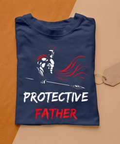 t shirt navy protective fatherproud dad dufzI