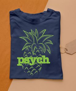 t shirt navy psych pineapple osEk6