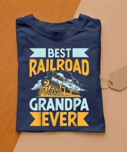 t shirt navy railroad grandpa locomotive train w49yc