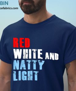 t shirt navy red white 26 natty light ev6kB