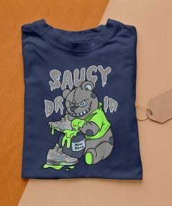 t shirt navy shoes drip halloween green bean 5s coq3W