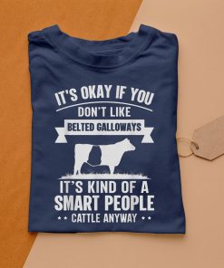 t shirt navy smart people cattle farmer cow breed belted galloways Z4Ywq