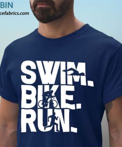 t shirt navy swim bike run triathlon triathlete athletics t9ui0
