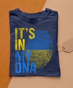t shirt navy ukraine its in my dna ukrainian flag vintage ukraine flag kkENT