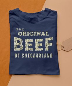 t shirt navy vintage the original beef of chicagoland QFqst