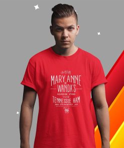 t shirt red 90E28099s country mary anne and wandaE28099s road stand funny earl P7FCy