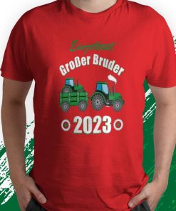 t shirt red childrens brother tractor big brother 2023 lVy2x