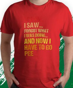 t shirt red craft beer i came i saw i forgot what i was doing FK95e