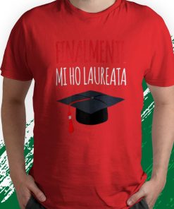 t shirt red donna magliette divertenti scritta finalmente mi ho laureata maglietta 7p71c