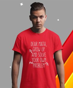 t shirt red funny math quote for girls boys teens a5BMm