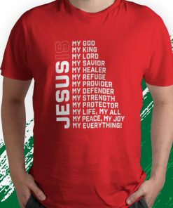 t shirt red god believer gift jesus christian lord jesus definition vqPpL
