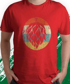 t shirt red hops retro style craft beer wEkJ1