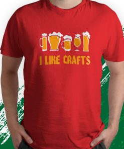 t shirt red i like crafts beer lover MoVSx