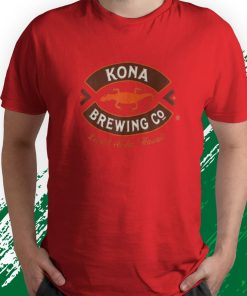 t shirt red kona brewing logo ep5DG