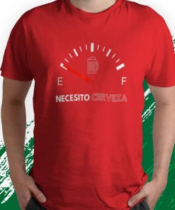 t shirt red mexican beer necesito cerveza Z3Gjl