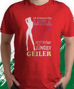 t shirt red the beautiful layla beautiful younger cool QePA9