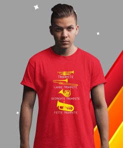 t shirt red types of trumpets trumpet lIeFb