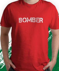 t shirt red uomo t shirt uomo manica corta divertenti scritta bomber maglietta jkFho