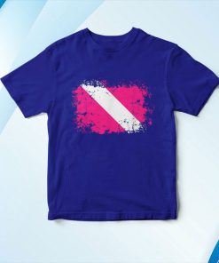 t shirt royal bandiera subacquea bandiera segna sub maglietta rO6BM