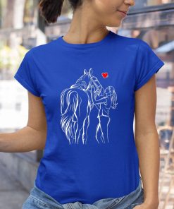t shirt royal cheval amant chevaux fille femmes C3A9quitation WgZe4