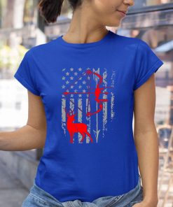 t shirt royal deer hunting american flag bow hunting dfCGh