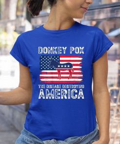 t shirt royal donkey pox the disease destroying america jLlRQ