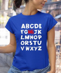 t shirt royal hi alphabet back to school pre k kindergarten teacher abc xGBPW