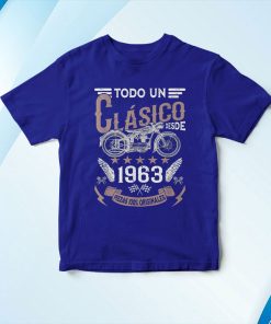 t shirt royal hombre motero todo un clC3A1sico nacido en 1963 cumpleaC3B1os camiseta qm6ga