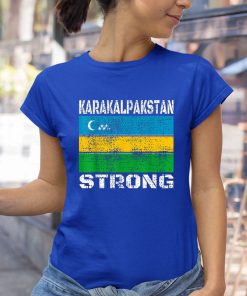 t shirt royal karakalpakstan flag uzbekistan 7lziC