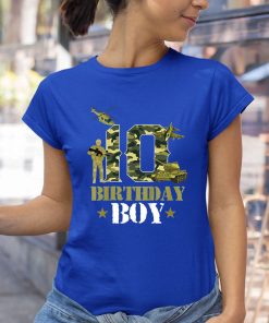 t shirt royal kids 10th birthday military themed camo boys 10 yrs old soldier 1Ksav