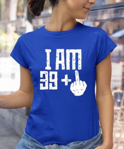 t shirt royal middle finger 40th birthday 0DMCj