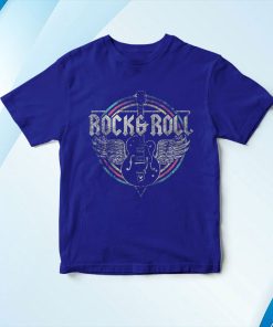 t shirt royal rock 26 roll guitar wings music OCOHz