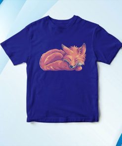 t shirt royal sleeping fox animal funny woodland creature A81iN