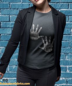 t shirt sport grey hello and goodbye academy daily greetings humor vintage OJWeL