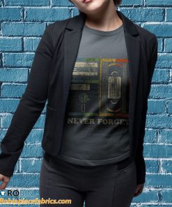 t shirt sport grey never forget retro vintage cool 80s 90s funny geeky nerdy 7ym8p