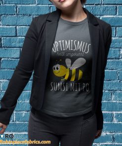 t shirt sport grey optimismus heiC39Ft umgekehrt sumsi mit po fun unisex honey bee XoThT