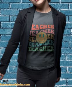 t shirt sport grey retro teacher inspirational colorful elementary school QHC7Q